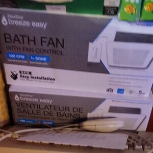 Bath Fan with Fan Control - White